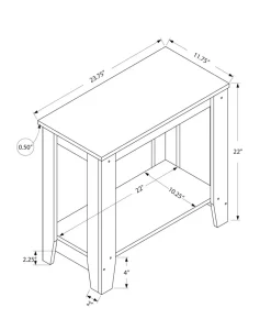 Accent Table, Side, End, Nightstand, Lamp, Living Room, Bedroom, Contemporary, Modern