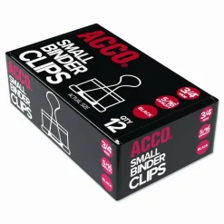 ACCO Binder Clips, Small, 3/4