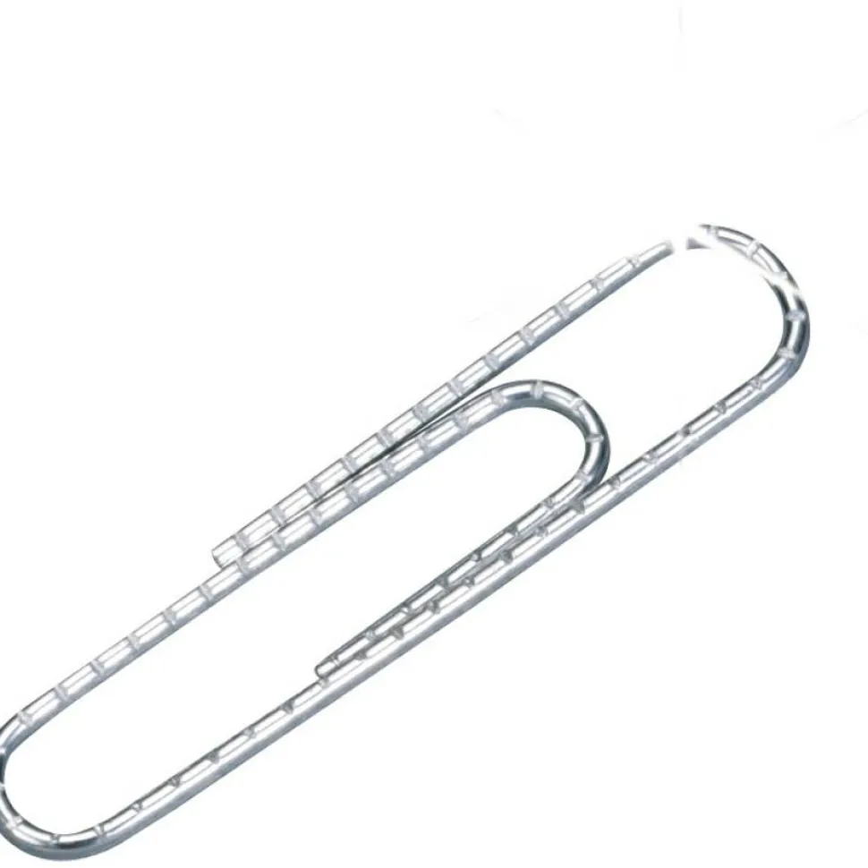 ACCO Economy Paper Clips, 1000 Total, No. 1, Silver, 100 Per Box, Pack Of 10 Boxes