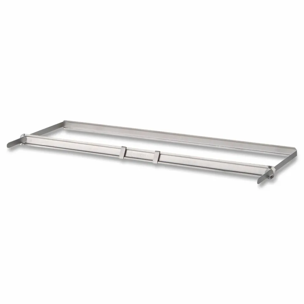 ACCO Premium Two-Piece Two-Prong Paper Fastener Base and Compressor Sets, 3" Capacity, 8.5" Center to Center, Silver, 50/Box