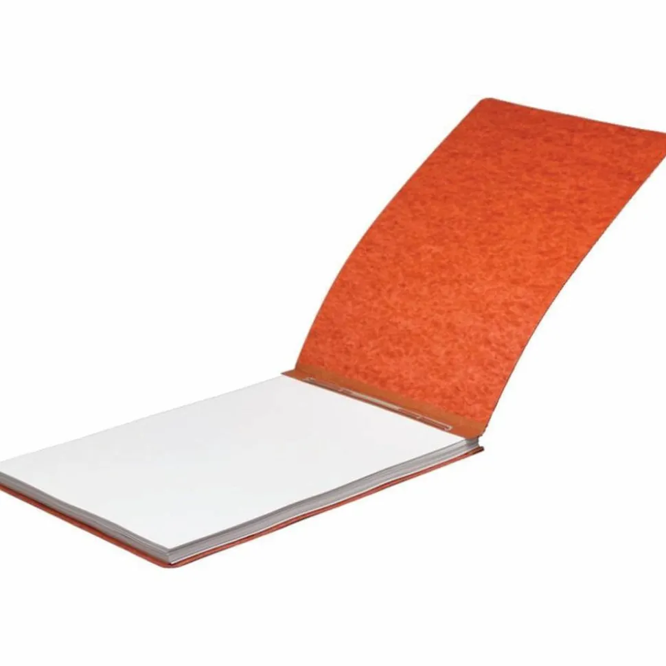 ACCO Pressboard Report Cover With Fastener, Side Bound, 11" x 17", 60% Recycled, Earth Red