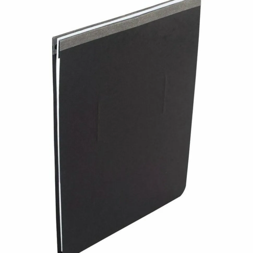 ACCO Pressboard Report Cover, Letter Size, 60% Recycled, Top Hinge, 2" Capacity, Black