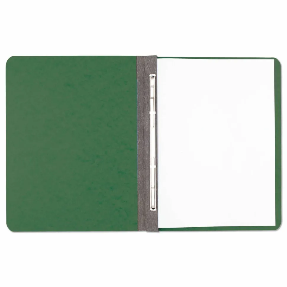 ACCO Presstex Binder, Side Bound, 11" x 8 1/2", 60% Recycled, Dark Green