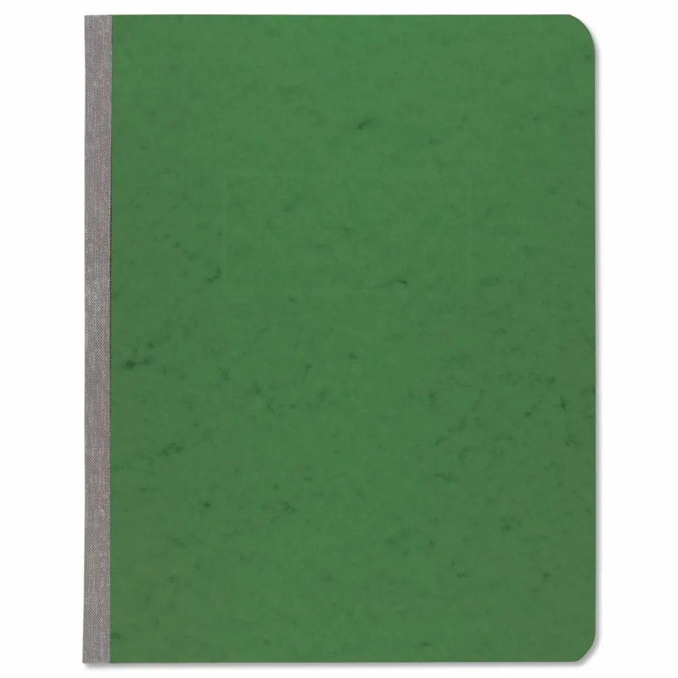 ACCO Presstex Binder, Side Bound, 11" x 8 1/2", 60% Recycled, Dark Green
