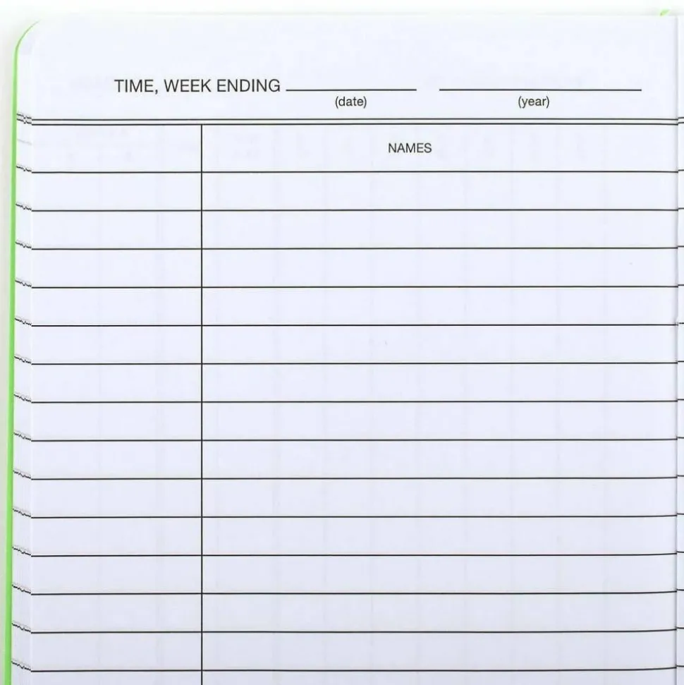 ACCO / Wilson Jones Foreman's Pocket-Size Time Book, 2 Pages Per Week, 6.75" x 4.12"