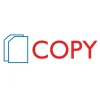 AccuStamp2 Copy Stamp, Shutter Pre-Inked Two-Color Copy Stamp, 1/2" x 1-5/8" Impression, Red/Blue Ink