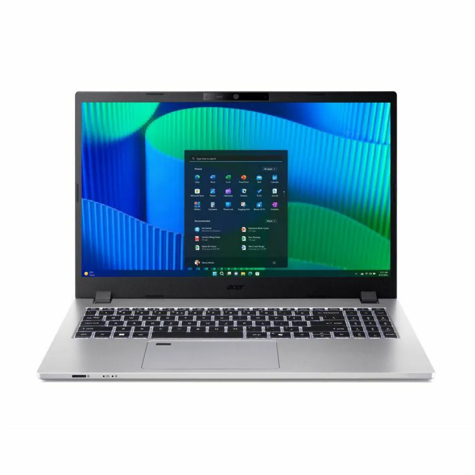 Acer TravelMate P2 15 TMP215-55 TMP215-55-59QK 15.6" Notebook - Full HD - 60 Hz - Intel Core 5 120U - 16 GB - 512 GB SSD - English Keyboard - Silver