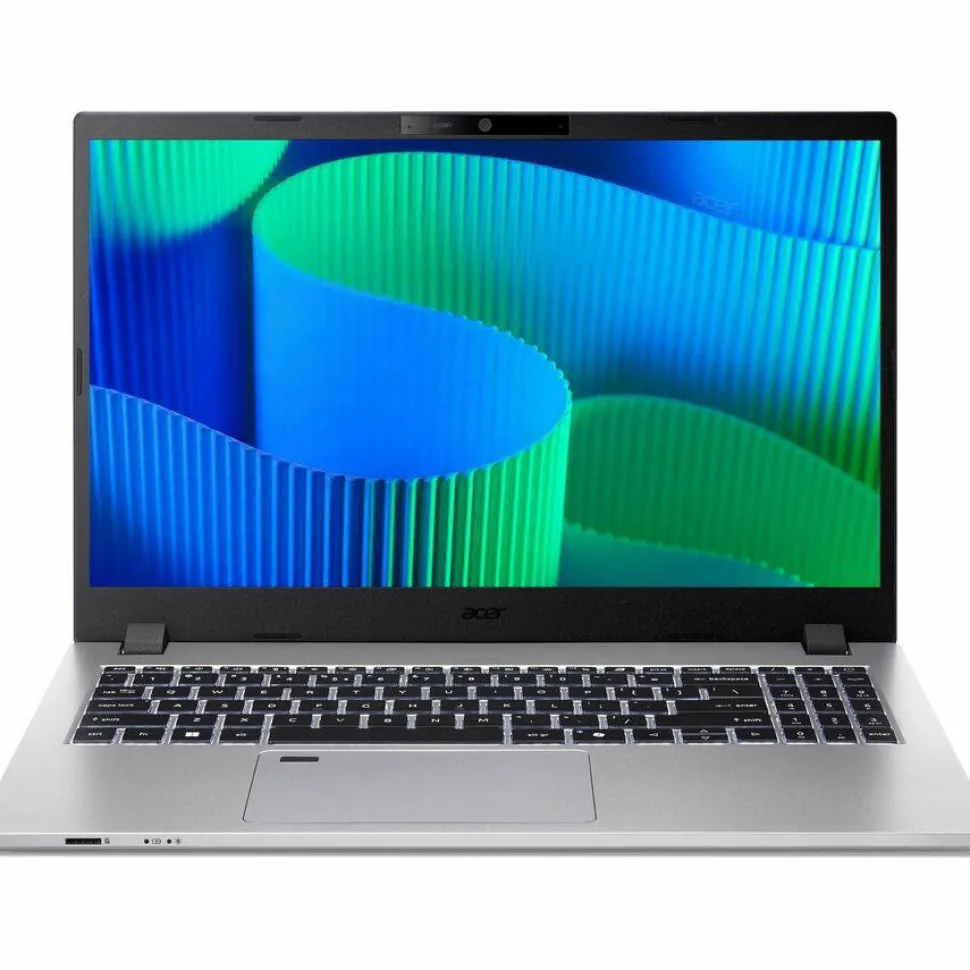 Acer TravelMate P2 15 TMP215-55 TMP215-55-59QK 15.6" Notebook - Full HD - 60 Hz - Intel Core 5 120U - 16 GB - 512 GB SSD - English Keyboard - Silver