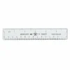 Acme Durable Plastic 6" Clear Ruler