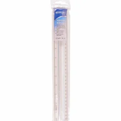 Acme Magnifying Ruler, Clear, 12