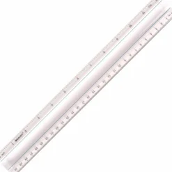 Acme Magnifying Ruler, Clear, 12