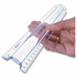 Acme Magnifying Ruler, Clear, 12