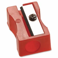 Acme United Plastic Manual Pencil Sharpener, Assorted Colors, Pack Of 24