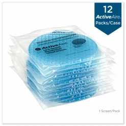 ActiveAire Low Splash Deodorizer Urinal Screen, Coastal Breeze, Pack Of 12