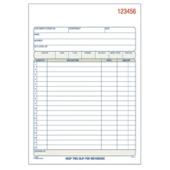 Adams Multipart Sales Order Pad, Three-Part Carbonless, 5.56 x 7.94, 50 Forms Total