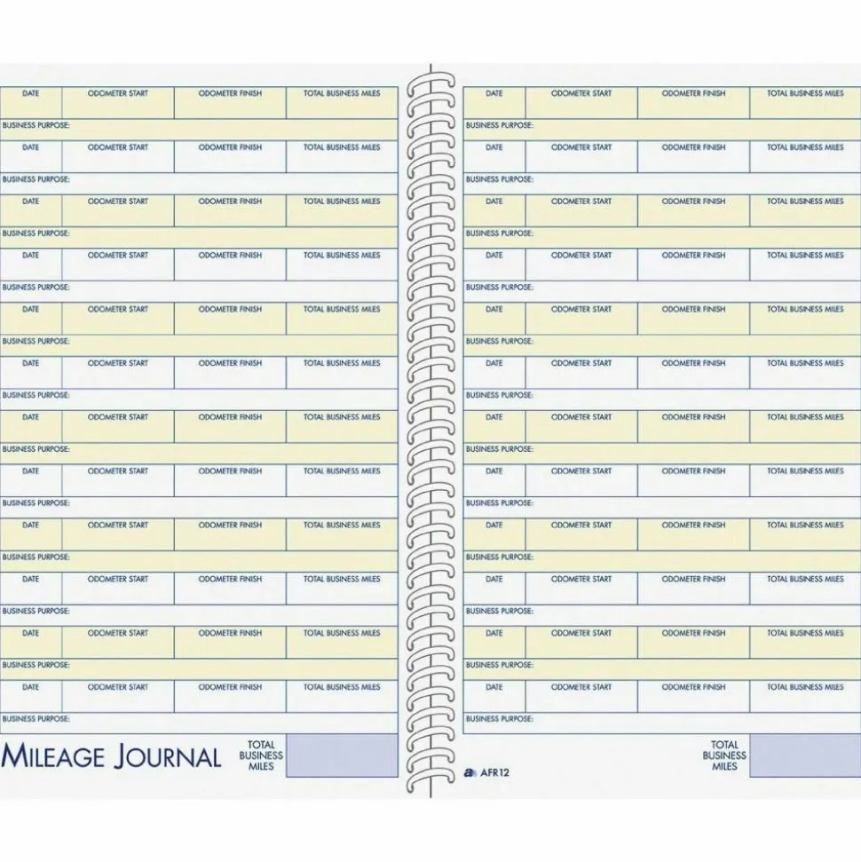 Adams Vehicle Mileage And Expense Book, 5 1/4" x 8 1/2"