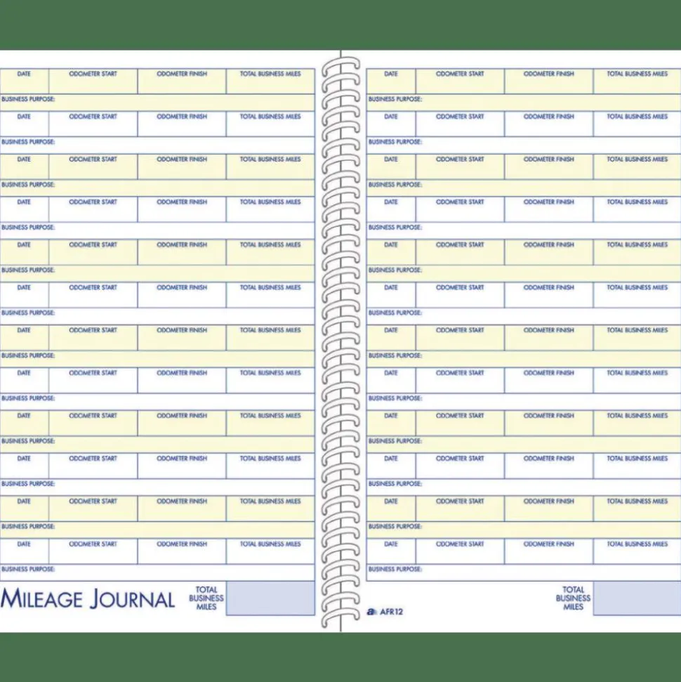 Adams Vehicle Mileage And Expense Book, 5 1/4" x 8 1/2"