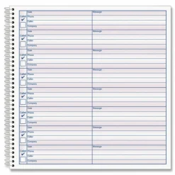 Adams Voicemail Log Books, 7 1/2