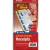 Adams Write N' Stick Receipt Book, 5 1/4" x 11", 2-Part, Book Of 200 Sets