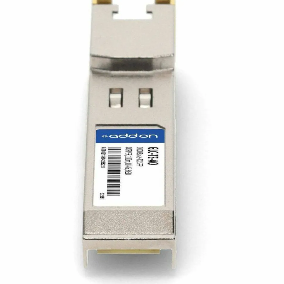 AddOn Cisco GLC-TE Compatible TAA 10/100/1000Base-TX SFP Transceiver (Copper, 100m, RJ-45, -40 to 85C)
