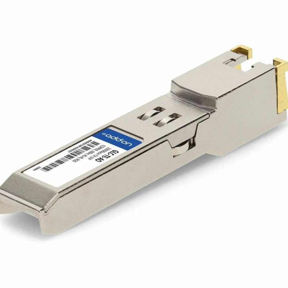 AddOn Cisco GLC-TE Compatible TAA 10/100/1000Base-TX SFP Transceiver (Copper, 100m, RJ-45, -40 to 85C)