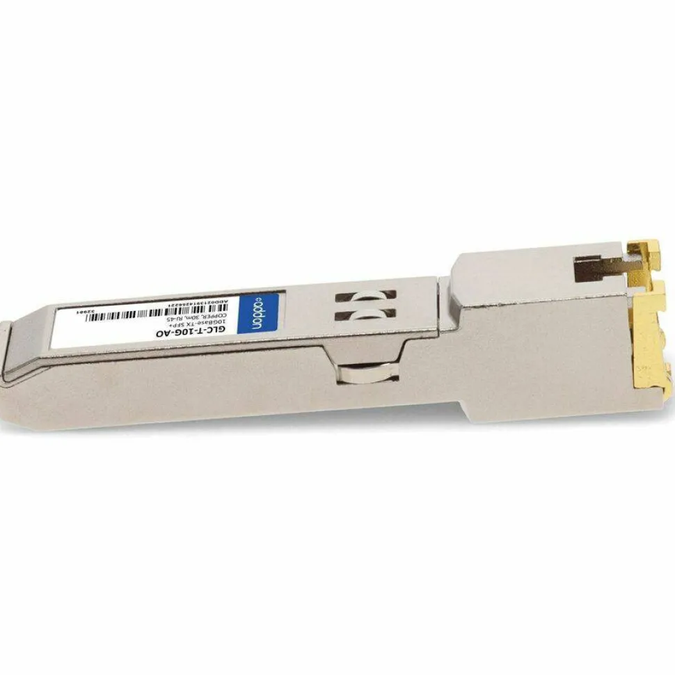 AddOn Cisco GLC-T-10G Compatible TAA 10GBase-TX SFP+ Transceiver (Copper, 30m, RJ-45)