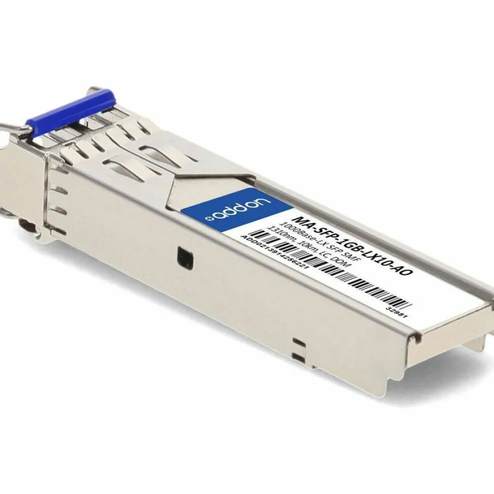 AddOn Cisco Meraki MA-SFP-1GB-LX10 Compatible TAA 1000Base-LX SFP Transceiver (SMF, 1310nm, 10km, LC, DOM)