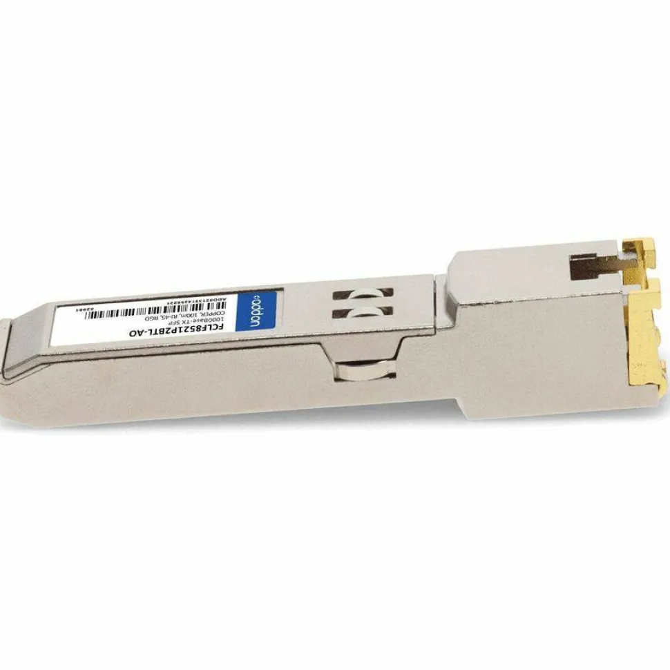 AddOn Finisar FCLF8521P2BTL Compatible TAA 10/100/1000Base-TX SFP Transceiver (Copper, 100m, RJ-45, -40 to 85C)