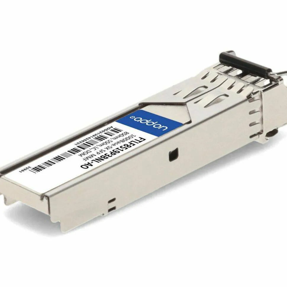 AddOn Finisar FTLF8519P3BNL Compatible TAA 1000Base-SX SFP Transceiver (MMF, 850nm, 550m, LC, DOM, -40 to 85C)