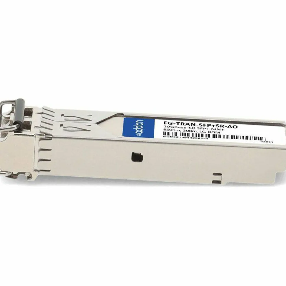 AddOn Fortinet FG-TRAN-SFP+SR Compatible TAA 10GBase-SR SFP+ Transceiver (MMF, 850nm, 300m, LC, DOM)