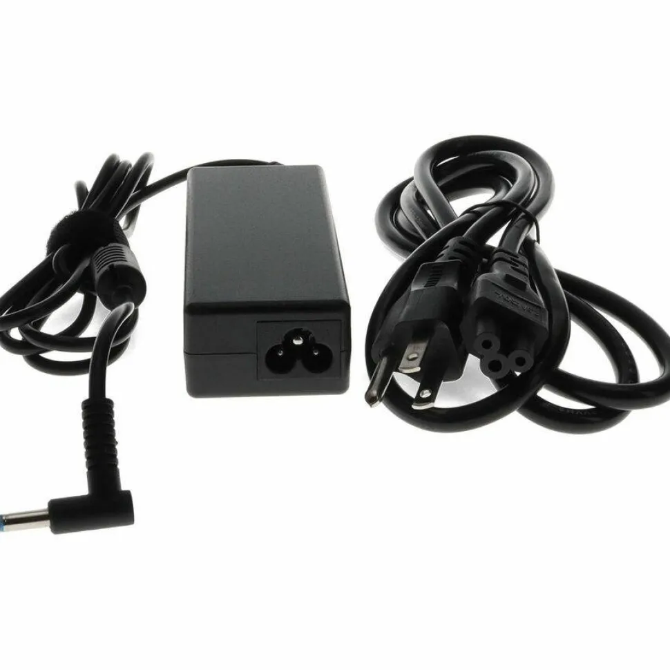 AddOn HP 710412-001 Compatible 65W 19V at 3.33A Black 4.5 mm x 3.0 mm Laptop Power Adapter and Cable