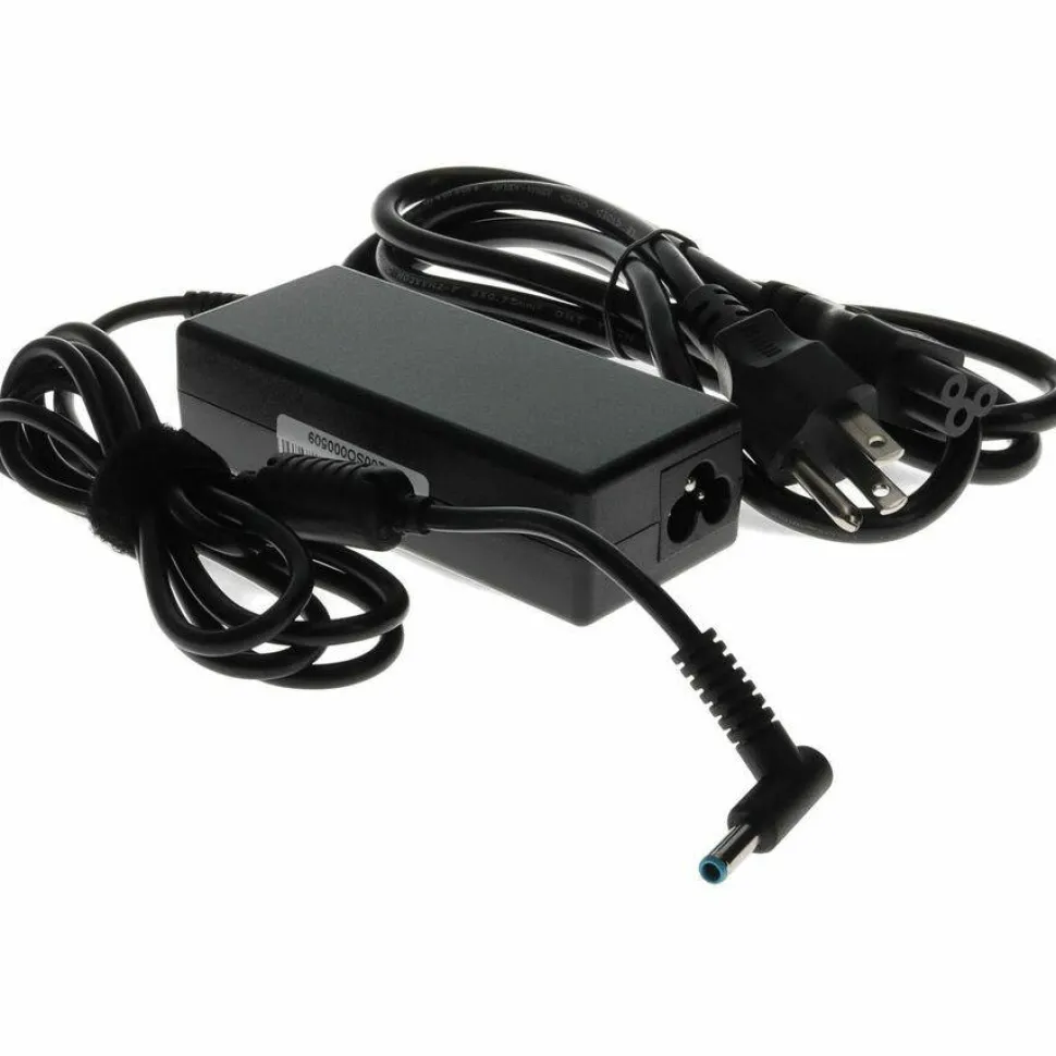 AddOn HP 710412-001 Compatible 65W 19V at 3.33A Black 4.5 mm x 3.0 mm Laptop Power Adapter and Cable