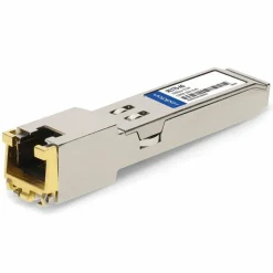 AddOn HP J8177D Compatible TAA 10/100/1000Base-TX SFP Transceiver (Copper, 100m, RJ-45)