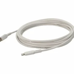 AddOn 1.0m (3.3ft) USB C 3.1 Male to Lightning Male White Sync and Charge Cable