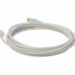 AddOn 1.0m (3.3ft) USB C 3.1 Male to Lightning Male White Sync and Charge Cable