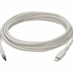 AddOn 1.0m (3.3ft) USB C 3.1 Male to Lightning Male White Sync and Charge Cable