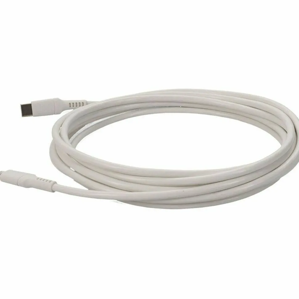 AddOn 1.0m (3.3ft) USB C 3.1 Male to Lightning Male White Sync and Charge Cable