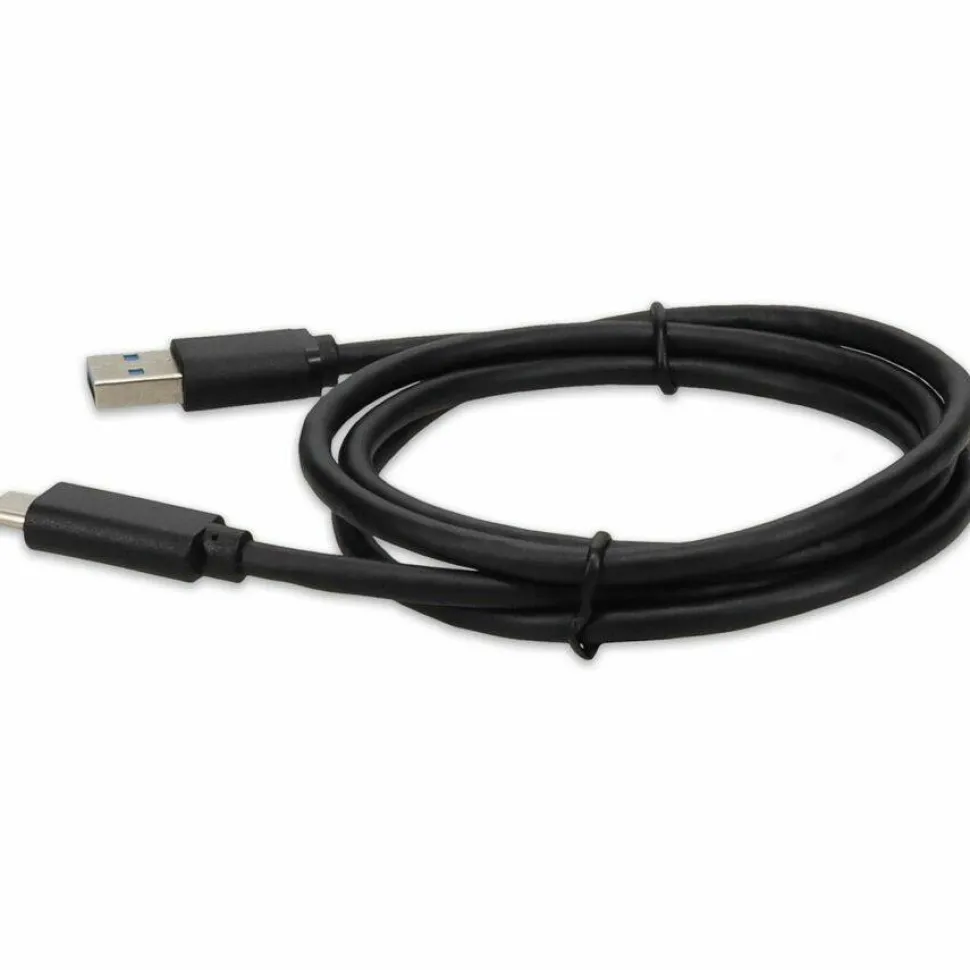 AddOn 1.0m (3.3ft) USB C 3.1 Male to USB A 3.0 Male Black Cable