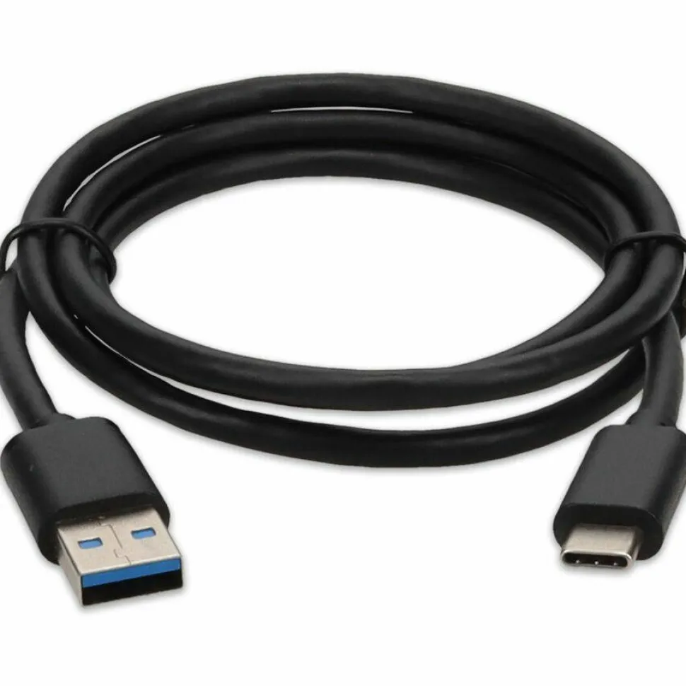 AddOn 1.0m (3.3ft) USB C 3.1 Male to USB A 3.0 Male Black Cable