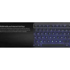 Adesso Large Print Illuminated Desktop Keyboard