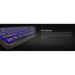 Adesso Large Print Illuminated Desktop Keyboard