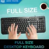 Adesso Multimedia Desktop Keyboard with 3-Port USB Hub