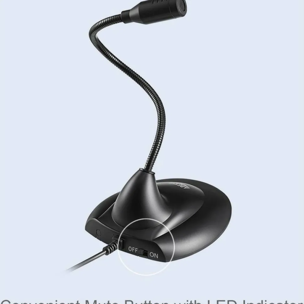 Adesso M1 Wired Condenser Microphone for Meeting Room, Conferencing