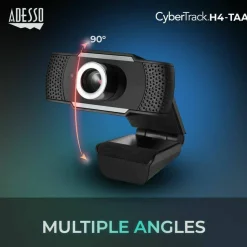 Adesso 1080P HD USB Webcam with Built-in Microphone TAA Compliant