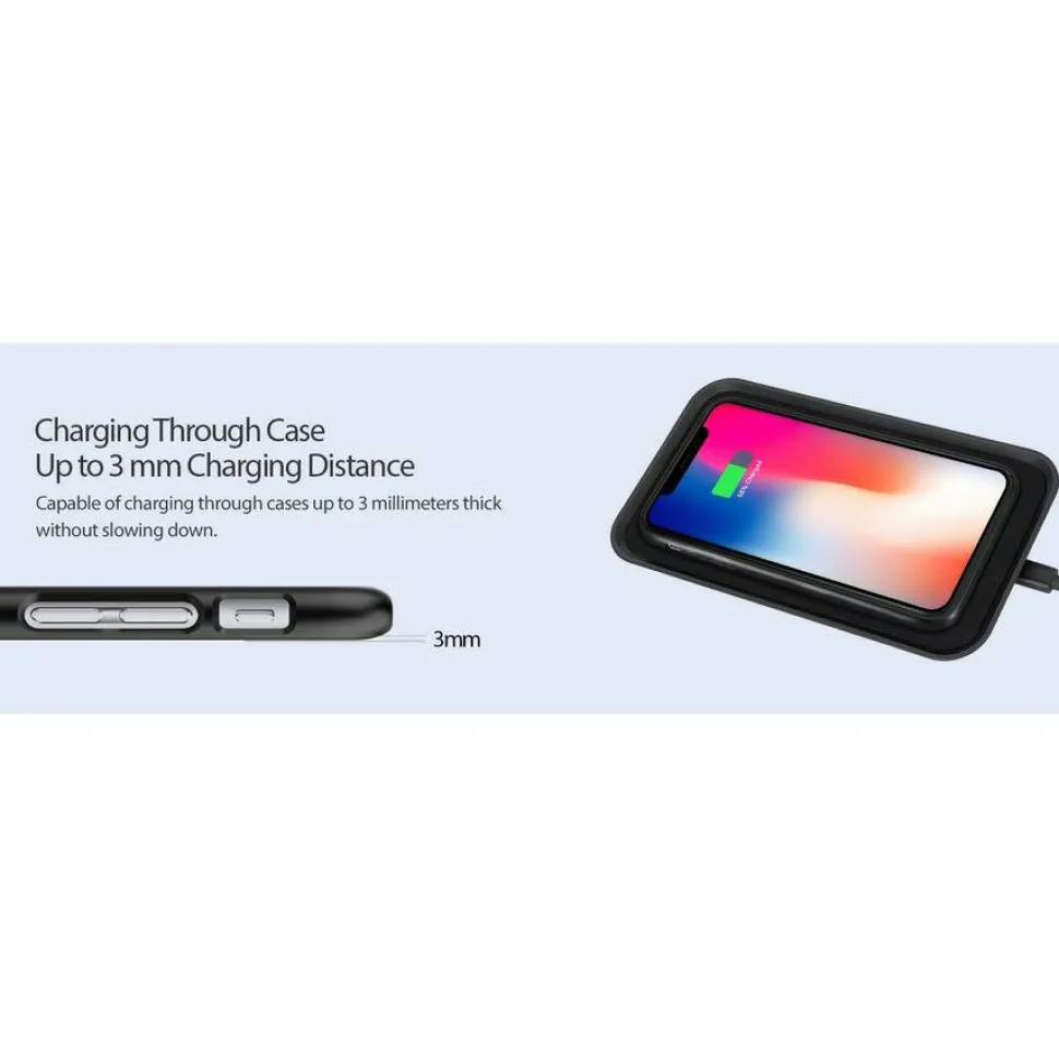 Adesso 10W Max Qi-Certified 3-Coil Wireless Charging Pad