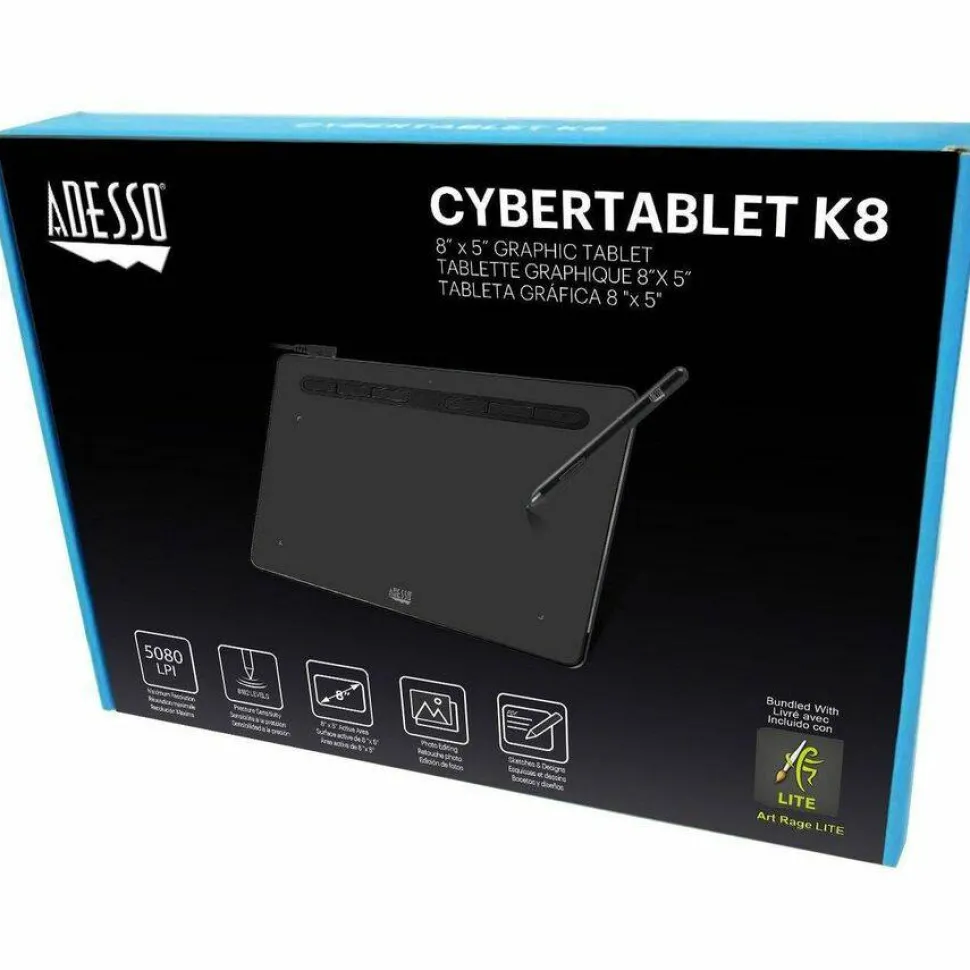 Adesso 8" x 5" Graphic Tablet