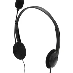 Adesso Xtream H4 - 3.5mm Stereo Headset with Microphone - Noise Cancelling - Wired- 6 ft cable- Lightweight