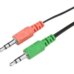 Adesso Xtream H4 - 3.5mm Stereo Headset with Microphone - Noise Cancelling - Wired- 6 ft cable- Lightweight