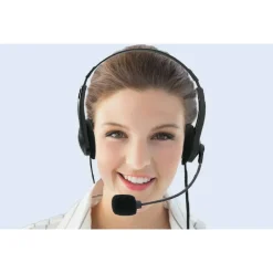 Adesso Xtream H4 - 3.5mm Stereo Headset with Microphone - Noise Cancelling - Wired- 6 ft cable- Lightweight