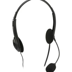 Adesso Xtream H4 - 3.5mm Stereo Headset with Microphone - Noise Cancelling - Wired- 6 ft cable- Lightweight